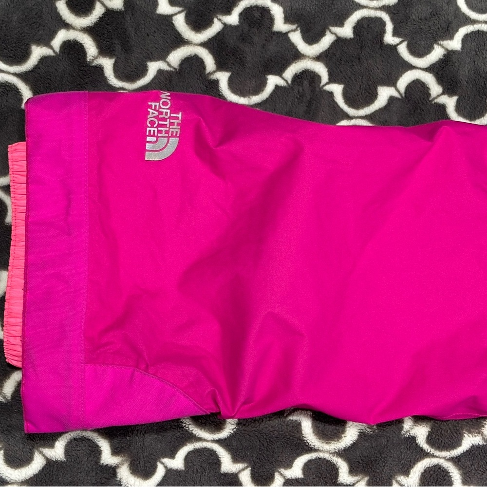 The North Face Hyvent Waterproof Hot Pink Snow Pants GIRLS M MEDIUM 10-12 - Picture 3 of 9